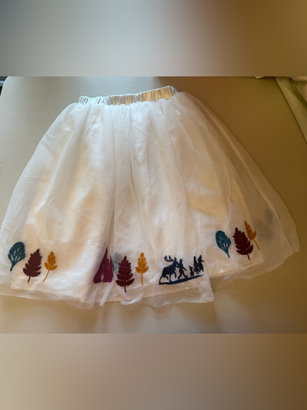 Hanna Andersson Frozen 2 size 4 100 twirly skirt EUC